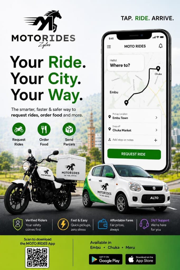 MOTO RIDES — Your Ride. Your City. Your Way.